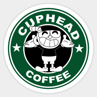 Cuphead Coffee Sticker